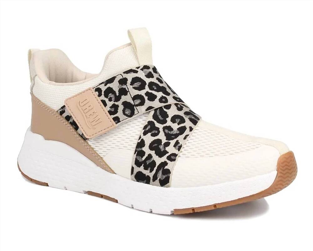 NEW DREW SHOES women's bitsy slip-on sneakers in white
